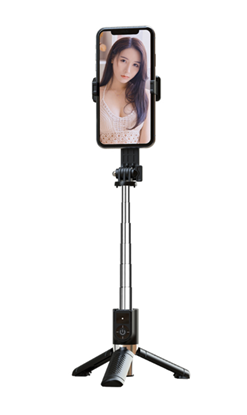 Attēls no XO SS10 Selfie Stick / Tripod with Bluetooth Remote Control 80cm