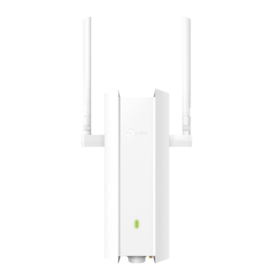 Picture of Access Point|TP-LINK|Omada|1800 Mbps|Wi-Fi 6|IEEE 802.3at|IEEE 802.11a/b/g|IEEE 802.11n|IEEE 802.11ac|IEEE 802.11ax|Bluetooth 5.2|1x10Base-T / 100Base-TX / 1000Base-T|Number of antennas 2|EAP625-OUTDOORHD