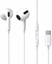 Picture of Baseus C17 Headset Wired In-ear Calls/Music USB Type-C White 6932172604264