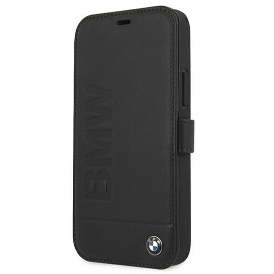 Picture of BMW BMFLBKP12SSLLBK Bookcase for Apple iPhone 12 Mini