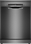 Изображение Dishwasher | SMS4EMC06E | Free standing | Width 60 cm | Number of place settings 14 | Number of programs 6 | Energy efficiency class B | Display | AquaStop function | Black inox