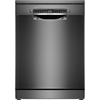 Изображение Dishwasher | SMS4EMC06E | Free standing | Width 60 cm | Number of place settings 14 | Number of programs 6 | Energy efficiency class B | Display | AquaStop function | Black inox