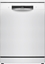 Изображение BOSCH Free standing dishwasher SMS4HVW00E, 60 cm, energy class D, AquaStop, Home connect, 3rd drawer, White