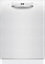 Picture of Dishwasher | SMU2ITW00S | Built-under | Width 60 cm | Number of place settings 12 | Number of programs 6 | Energy efficiency class E | Display | AquaStop function | White