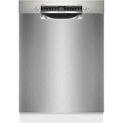 Изображение Dishwasher | SMU4HAI01S | Built-under | Width 60 cm | Number of place settings 13 | Number of programs 6 | Energy efficiency class D | Display | AquaStop function | Silver