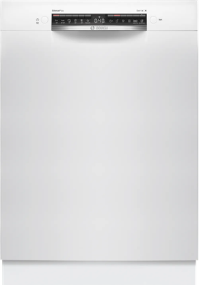 Attēls no Bosch | Dishwasher | SMU4HAW01S | Built-under | Width 60 cm | Number of place settings 13 | Number of programs 6 | Energy efficiency class D | Display | AquaStop function | White