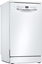 Изображение Bosch | Dishwasher | SPS2HMW58E | Free standing | Width 45 cm | Number of place settings 10 | Number of programs 6 | Energy efficiency class E | Display | AquaStop function | White