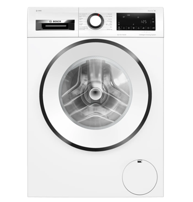Attēls no Bosch | Washing Machine | WGG244FNSN | Energy efficiency class A | Front loading | Washing capacity 9 kg | 1400 RPM | Depth 64 cm | Width 60 cm | Display | LED | White