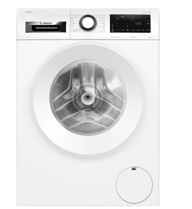 Attēls no Bosch | Washing Machine | WGG246FASN | Energy efficiency class A | Front loading | Washing capacity 9 kg | 1600 RPM | Depth 64 cm | Width 60 cm | Display | LED | Steam function | Dosage assistant | White