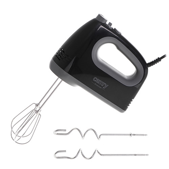 Picture of Camry | Hand mixer | CR 4220b | Hand Mixer | 300 W | Number of speeds 5 | Turbo mode | Black