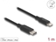 Attēls no Delock Slim Data and Charging Cable USB Type-C™ to Lightning™ for iPhone™, iPad™, iPod™ black 1 m MFi
