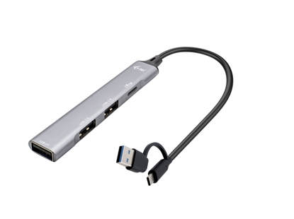 Picture of Hub USB-C/USB-A Metal 1x USB 3.0 + 3x USB 2.0 