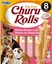 Picture of INABA Churu Rolls Chicken with salmon recipe - Dog treat - 8x12g