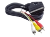 Picture of Kabelis Gembird Scart IN/OUT-RCA 1.8m