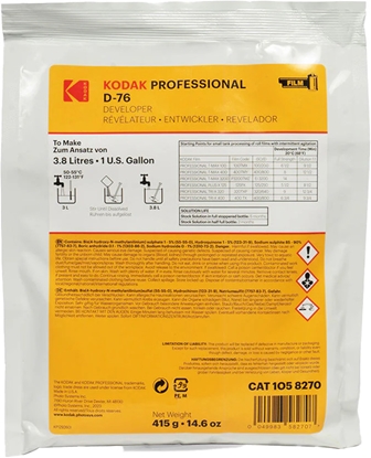 Picture of Kodak film developer D-76 3.8L (powder)