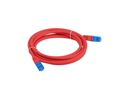 Attēls no LANBERG PATCHCORD S/FTP CAT.6A 1.5M RED LSZH