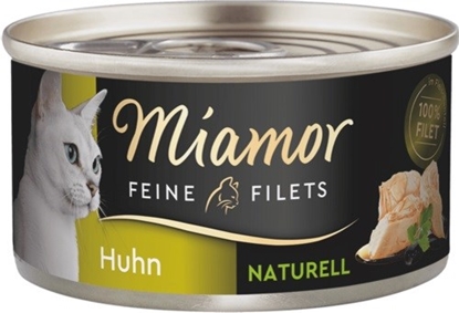 Attēls no MIAMOR Feine Filets Naturell Chicken - wet cat food - 80g