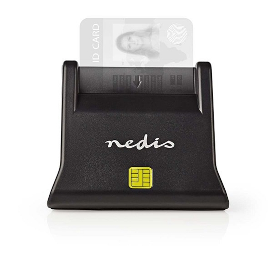 Изображение Nedis CRDRU2SM3BK ID Card Reader