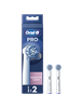 Picture of Oral-B | Replaceable toothbrush heads | EB60X-2 Sensitive Clean Pro | Heads | For adults | Number of brush heads included 2 | White