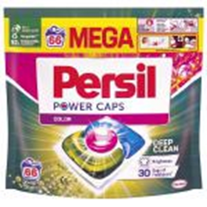 Изображение Persil Power Caps Color veļas mazgāšanas kapsulas 66 gab.