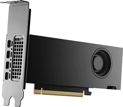 Attēls no PNY NVIDIA 2000 Ada 16GB LowProfile, PCIe 4.0 x16, Dual Slot, 4x Mini DP 1.4a, 16 GB GDDR6 ECC 128-bit, HDCP 2.2, HDMI 2.0, small box