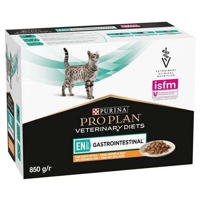 Attēls no PURINA Pro Plan Veterinary Diets EN St/Ox Gastrointestinal - wet cat food - 10 x 85g