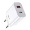 Picture of Ładowarka Remax Ładowarka sieciowa Remax, RP-U68, USB-C, USB, 20W (biała)