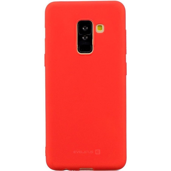 Picture of Samsung A6 Plus 2018 Silicone Case Red