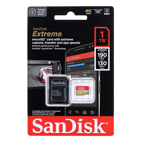 Picture of SanDisk Extreme 1.02 TB MicroSDXC UHS-I Class 3