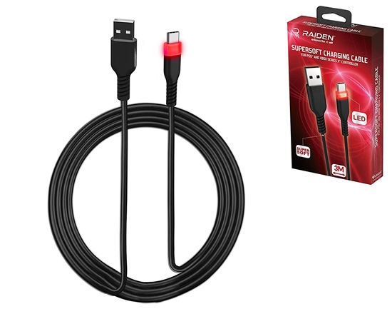 Picture of Subsonic Supersoft Charging Cable USB-C for PS5/Xbox/Switch