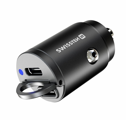 Picture of Swissten Nano PD Universal Car Charger 2x USB-C 45W