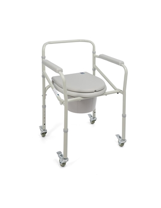 Изображение TIMAGO TGR-R KT 023C Toilet chair on wheels folding portable toilet for seniors