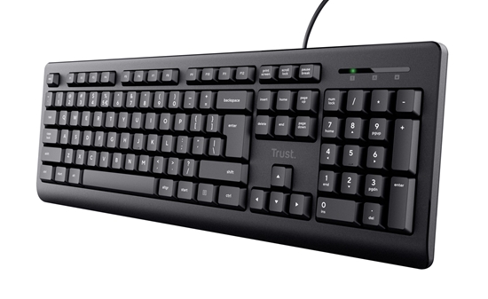 Picture of Trust TK-150 keyboard Universal USB QWERTY Black