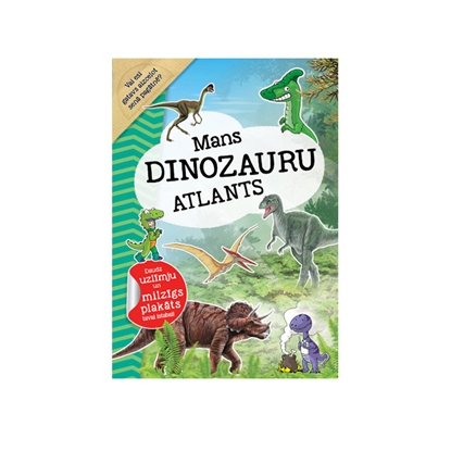 Attēls no Uzdevumu grāmata Mans Dinozauru atlants + uzlīmes