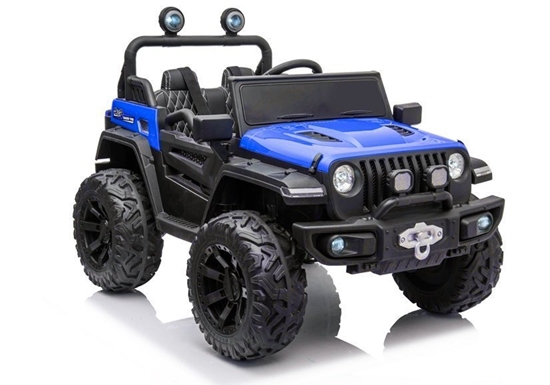 Изображение Vaikiškas vienvietis elektromobilis Jeep HC8988, mėlynas
