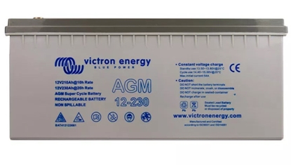 Attēls no Victron Energy AGM Super 12/230 M8 gel battery