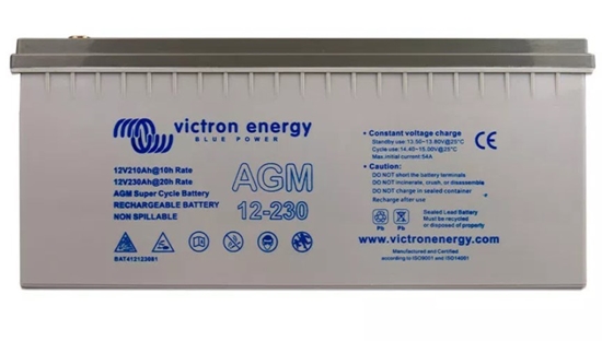 Picture of Victron Energy AGM Super 12/230 M8 gel battery