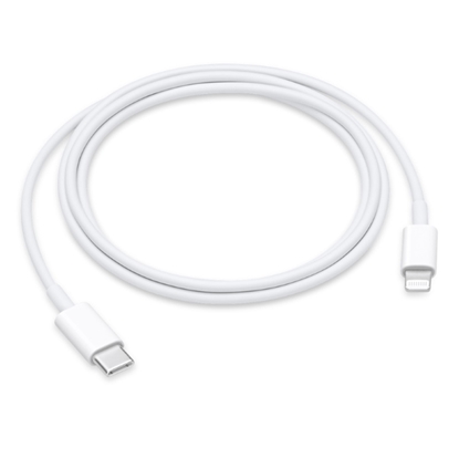 Attēls no  DCO USB-C uz Lightning Datu un Uzlādes vads preikš Apple iPhone 14 / Pro / Max 1m Balts A2249 (MXOK2ZM/A) (OEM)