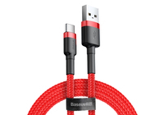 Изображение Baseus Cafule USB cable 2 m USB 2.0 USB A USB C Red 6953156278226