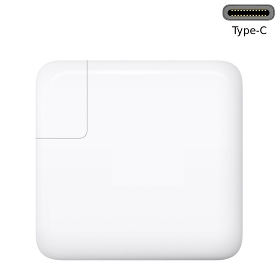 Picture of CP Apple 61W USB-C Tīkla lādētājs ar Type-C Ligzdu MacBook Pro 13 MNF72LL/A ar 2m Vadu (OEM)