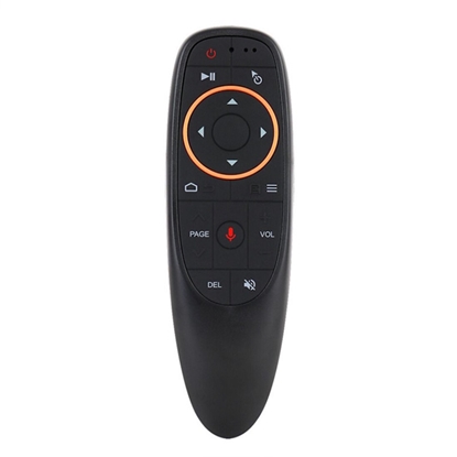 Изображение CP G10s Universāla Smart TV Air Mouse - Bezvadu / IR Pults Balss Asistents & Giroskops Melna