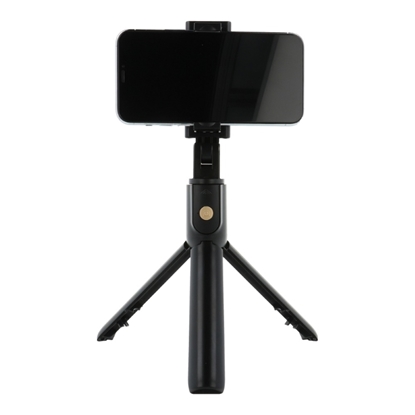 Picture of CP K07 2in1 Selfie Stick & Video WEB Call Table Tripod ar bezvadu slēgšanas pogu pagarinājums līdz 70cm Melns