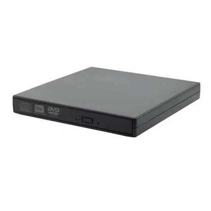 Изображение CP WR1 Plāns Ārējais USB 2.0 CD / DVD Rom Disku Rakstītājs / Lasītājs ar USB Vada barošanu Melns