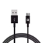 Attēls no Evelatus TPC0 Izturīgs TPE USB uz USB-C (Type-C) Universāls Ātrs 3.1A Uzlādes kabelis 1m Melns