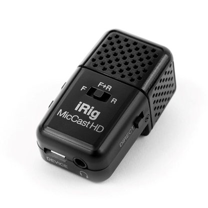Picture of IK Multimedia iRig Mic Cast HD - Dual-sided digital USB microphone with built-in preamp