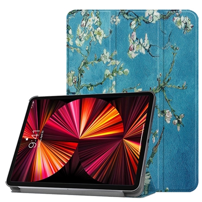 Attēls no iLike Tri-Fold Plāns Eko-Ādas Statīva Maks Apple iPad 10.2'' (2021) 9th Gen / iPad 10.2'' 7th Gen Sakura