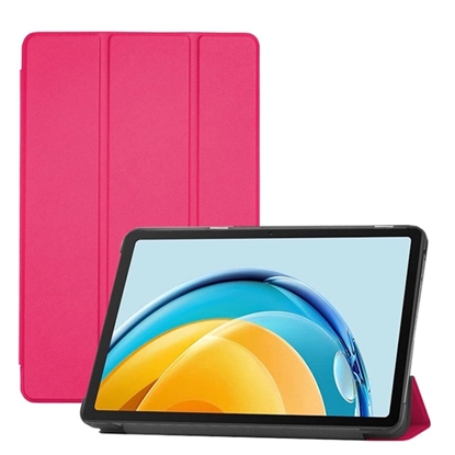 Picture of iLike Tri-Fold Plāns Eko-Ādas Statīva Maks Lenovo IdeaTab M10 Plus 10.3'' 3rd Gen X606 (2020) Koraļļu rozā