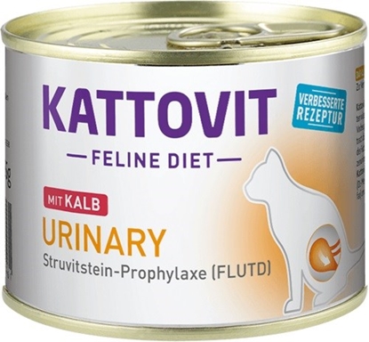 Picture of KATTOVIT Feline Diet Urinary Veal - wet cat food - 185g