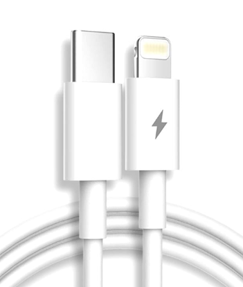 Picture of RoGer JXL-282 USB-C to Lightning Charger Cable 12W / 1m White