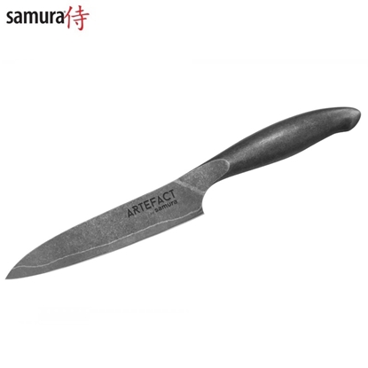 Изображение Samura Artefact Universāls virtuves nazis 155 mm AUS-10 Damascus Japāņu tērauda 59 HRC